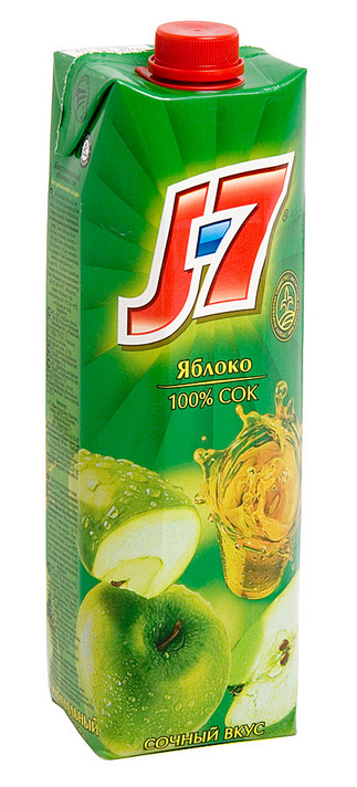 Сок J7 Яблоко 0.97л
